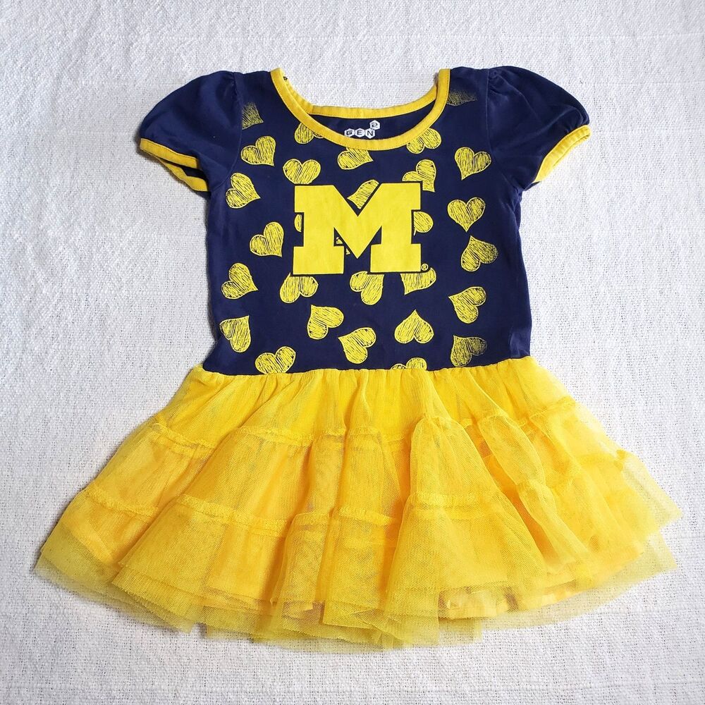 Michigan Wolverines Cheer Tutu Dress